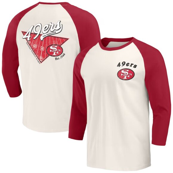 Fanatics Other - 49ers Raglan 3/4 Sleeve Tee | Darius Rucker x Fanatics | XL NWT